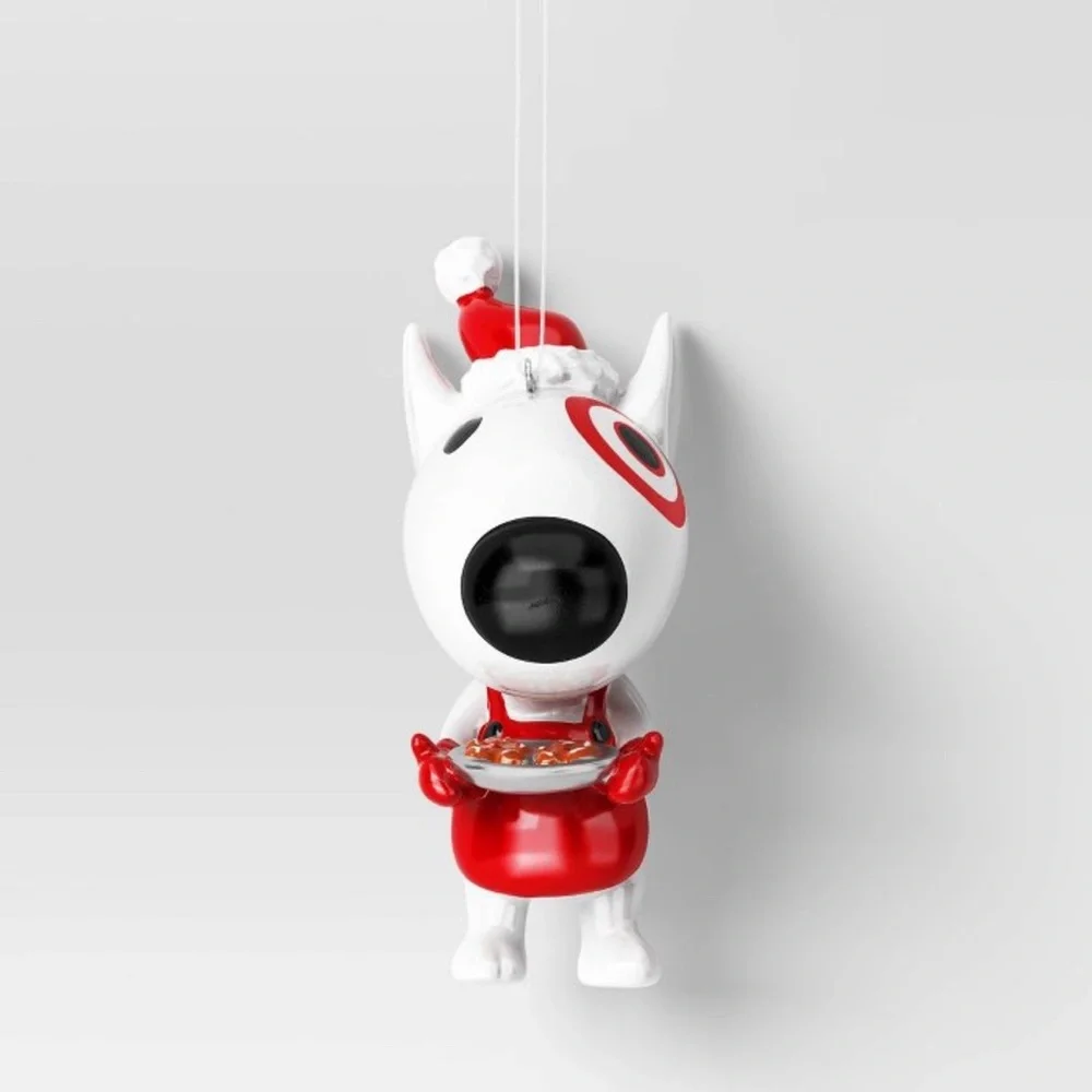 Target bullseye dog 2025 ornament NWT